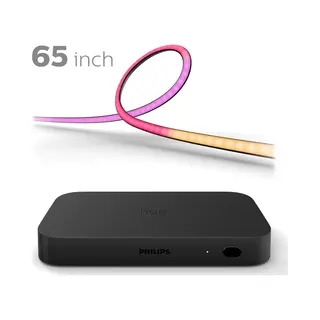 Philips Hue Entertainment Belevingspakket Voor 65 Inch Beeldscherm - Wit En Gekleurd Licht - Incl. 1 Hue Hdmi Sync Box 8k (gen-2), 1 Hue Led Strip 65