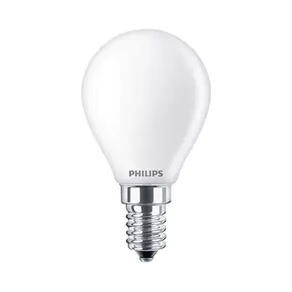Philips by Signify Philips Filamentkaarslamp mat 40W P45 E14