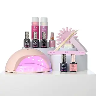Pg Pink Gellac Pink Gellac Starter Set - Gellak Starterspakket Premium Peel Off - Manicureset Inclusief Roze Led Lamp