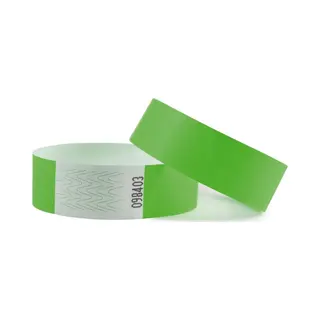 CombiCraft Polsbandjes - Tyvek Groen - 100 Stuks