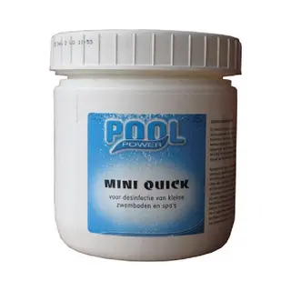 Pool Power Chloortabletten - 180x St - 2, 7 Cm - Mini Quick Tabletten - Traag Oplosbaar - Voor Kleine Zwembaden - Desinfectie