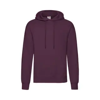 Fruit Of The Loom Sweater - Met Capuchon - Bordeaux Rood - Volwassenen - Hoodie L