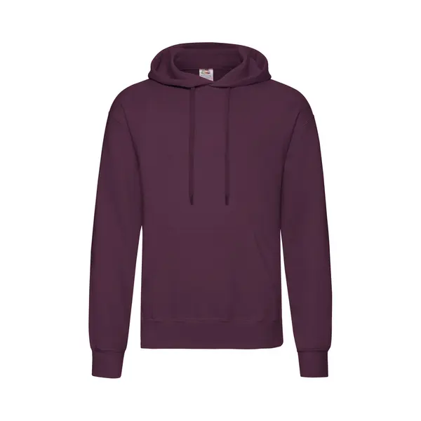 Fruit Of The Loom Sweater - Met Capuchon - Bordeaux Rood - Volwassenen - Hoodie L thumbnail