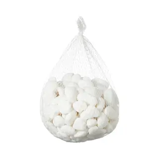 Decoratie Stenen In Het Wit - 1x Kilo - Voor In Een Glazen Vaas/potje/aquarium - Mini Steentjes