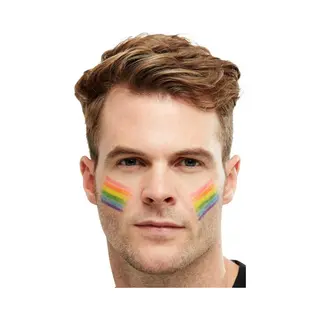 Regenboog Vlag Schmink Stift - Makkelijk Aan Te Brengen Voor Pride