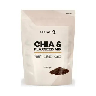 Body & Fit Omega 3, Chia- & Flaxseed Mix - Superfood - Zaden- En Pittenmix - Omega 3, Chiazaad, Lijnzaad Mix - 500 Gram