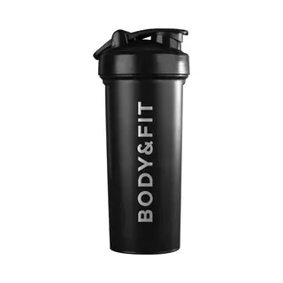 Body & Fit Essential Shaker - Shakebeker - Waterfles - Drinkfles - 1 Liter - Zwart