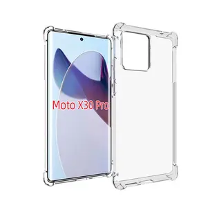 MobyDefend Hoesje - Geschikt Voor Motorola Edge 30 Ultra - Transparante Shockproof Tpu Backcover - Verstevigde Hoeken - Volledig Doorzichtig