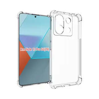 MobyDefend Hoesje - Geschikt Voor Xiaomi Redmi Note 13 Pro Plus - Transparante Shockproof Tpu Backcover - Verstevigde Hoeken - Volledig Doorzichtig