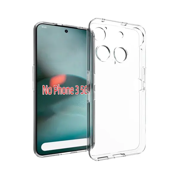 MobyDefend Hoesje - Geschikt Voor Nothing Phone (3) - Transparante Tpu Backcover - Volledig Doorzichtig thumbnail