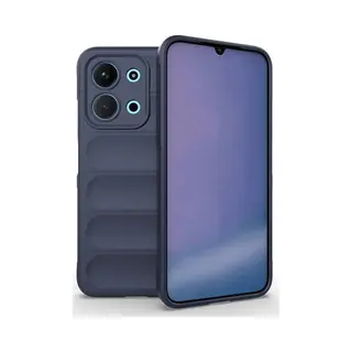 MobyDefend Hoesje - Geschikt Voor Xiaomi Redmi 15C 4G - Tpu Gripcase - Blauw