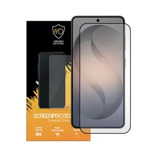 MobyDefend Screenprotector - Geschikt Voor Samsung Galaxy S26 - Screensaver Met Zwarte Randen - Gehard Glas