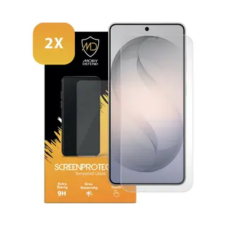 2-Pack MobyDefend Screenprotectors - Geschikt Voor Samsung Galaxy S26 Ultra - Case-Friendly Screensavers - Gehard Glas