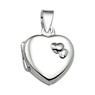 Glams Medaillon Hart - Zilver