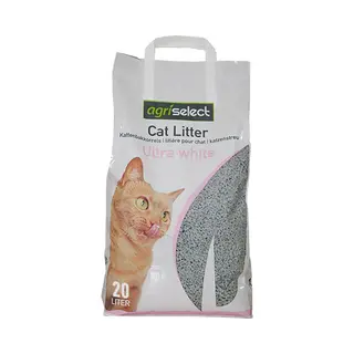 Agriselect Kattenbakvulling Ultra White 20L