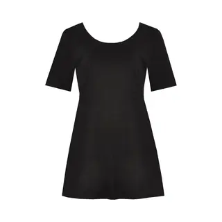 Yoek Shirt 'Ella' Zwart