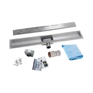 Exellence Wiesbaden Eco Rvs Douchegoot Met Flens 20 Cm.