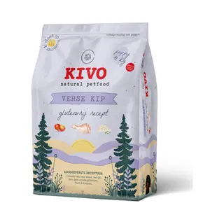 Kivo Petfood Puppybrokken Verse Kip Puppy - 4 Kg - Koudgeperst - Glutenvrij