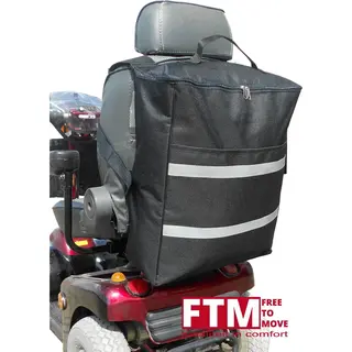 Ztn Zorgmiddelenaanhuis - Scootmobiel Boodschappentas - Scootmobiel Tas - Scootmobieltas - Tas Voor Scootmobiel - 15 Cm X 40 Cm X 46 Cm (LxBxH) - Zwart
