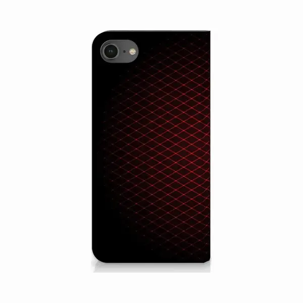 B2Ctelecom IPhone 7 | 8 | Se (2020) | Se (2022) Hoesje Met Magneet Geruit Rood thumbnail