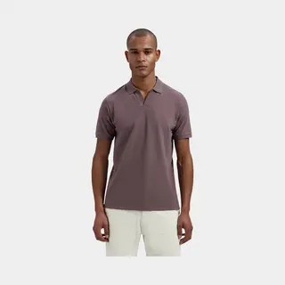 Dstrezzed Polo Korte Mouw Paars Bowie V-Neck Polo 240022/463