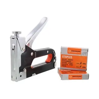 Werckmann Handnieter Met 1000 Nietjes - Staple Gun - Nietmachine - Nietjes - Tacker - Nietapparaat