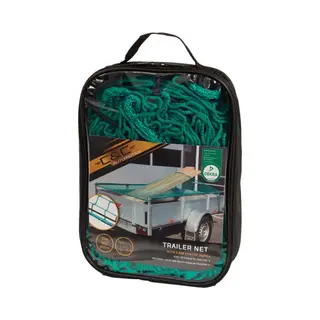 C&C Automotive C&C Aanhangernet Trailer Net - 150x220cm - Elastisch - Groen