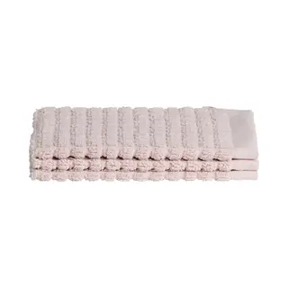 Seahorse Cube 3x Washand 16 X 21 Cm - Roze - Set Van 3 Stuks