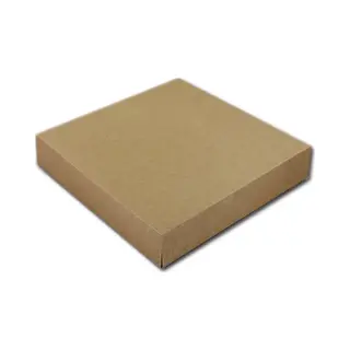 BrandNewCake® Taartdoos - 25x25x5 Cm - Taartdoos Karton - Cakedoos - 3 Stuks - Bruin