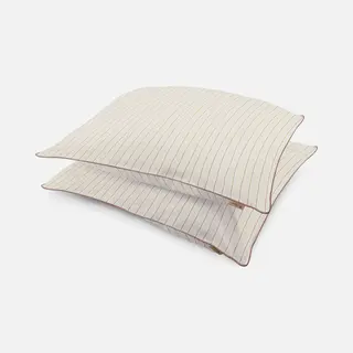 Walra Kussensloop Whimsy Lines - 2x 37x55 - 100% Katoen (Bci) - Off White