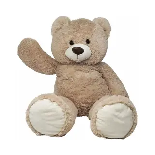 Jollity Works JollyPluche - Knuffelbeer - Beer - Knuffel - Beer - Knuffels - Pluche Beer - Knuffel Beer - Teddy Beer - Licht Bruin - 100 Cm