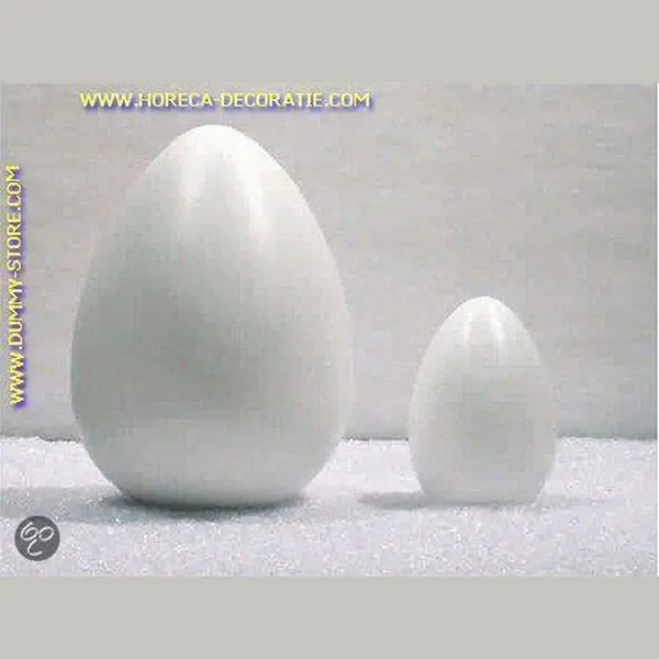 MilaNNE Decoratie Ei, Wit, Hoogte, 30 Cm thumbnail