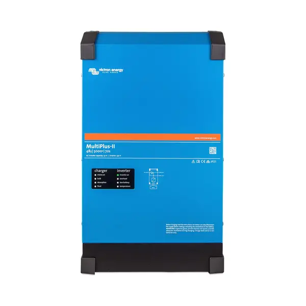Victron Energy MultiPlus-Ii Reiner Sinus Wechselrichter 70 Amp Batterie Ladegerät, Spannungswandler, Transferschalter Inverter Charger, 5000VA thumbnail