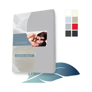 24-Bedding - Jersey Hoeslaken - Extra Zacht - 97% Katoen - 3% Elastaan - 70x210 Cm - Zilver Grijs - 30 Cm