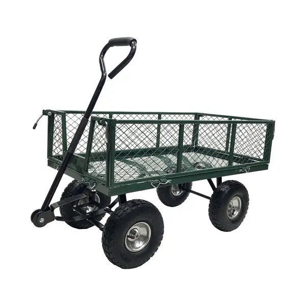 TheBestOf Furniture Bolderkar Luchtbanden - Tuinwagen- Tuinkar - Bolderwagen - 350 Kg Belastbaar thumbnail