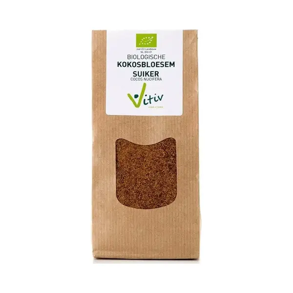 Vitiv Kokosbloesemsuiker Bio 500 Gram thumbnail