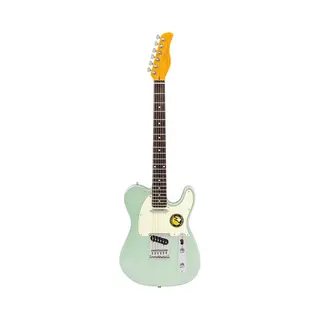 Sire Guitars Sire T3N/Sgm Elektrische Gitaar – T-Style, Indonesisch Mahonie, Surf Green Metallic, Stainless Frets