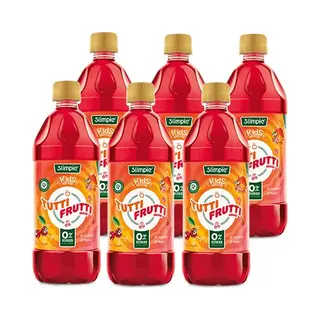 Slimpie - Tutti Frutti Kids Limonaden-Sirup - 6x 580ml