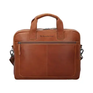 The Chesterfield Brand Calvi - Unisex Laptoptas Van Kalfsleer - Cognac