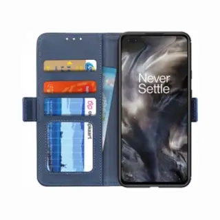 OnePlus Nord Hoesje Wallet Book Case Blauw