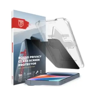 Rosso Privacy Screen Protector Geschikt Voor De Apple IPhone 14 - 9H Gehard Glas - Met Installatietray - Case Friendly Tempered Glass - Anti Spy -