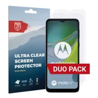 Rosso Screen Protector Ultra Clear Duo Pack Geschikt Voor Motorola Moto E13 | Tpu Folie | Case Friendly | 2 Stuks