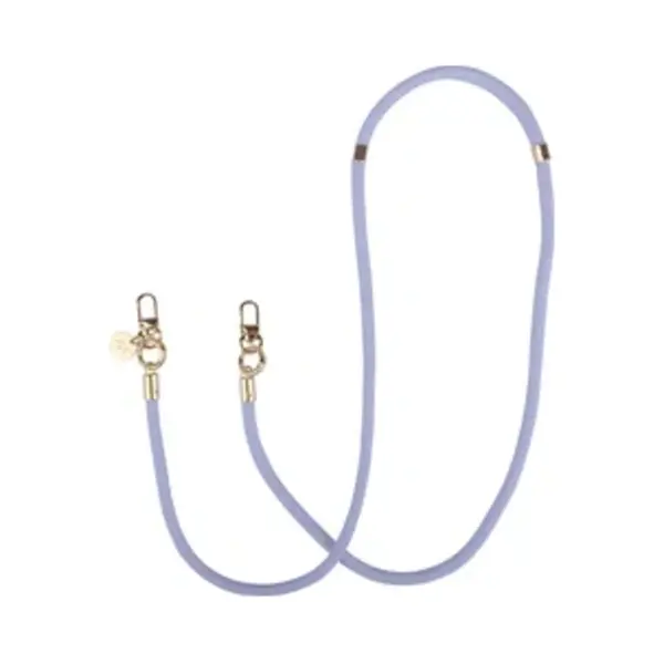 Avy Crossbody Telefoonkoord | Tressé Purple | Lang Koord | Universeel Voor Alle Hoesjes | Geschikt Voor IPhone, Samsung En Meer | 130cm | Geweven thumbnail