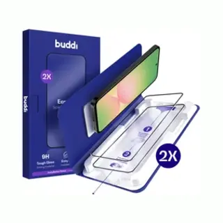 2-Pack Screenprotector Geschikt Voor Samsung Galaxy A56 - Buddi Easy Fit Tempered Glass Met Installatietray - 9H+ Gehard Glas - Case Friendly