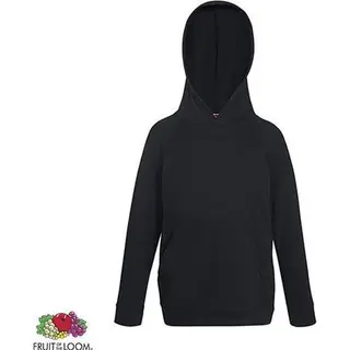 Fruit Of The Loom Kids Hoodie - Maat 152 - Kleur Black