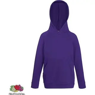 Fruit Of The Loom Kids Hoodie - Maat 128 - Kleur Purple