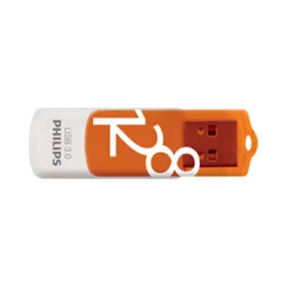 Philips FM12FD00B Usb flash drive 128 Gb Usb Type-A 3.2 Gen 1 (3.1 Gen 1) Oranje, Wit