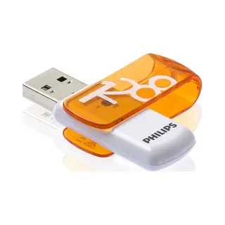 Philips FM12FD05B Usb flash drive 128 Gb Usb Type-A 2.0 Orange, White