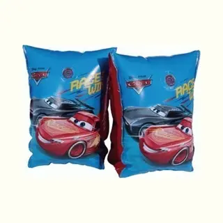 Disney Blauwe Zwembandjes Met Cars Print 3-6 Jaar - Zwemvleugels / Zwemmouwtjes 18-30 Kg - Zwem Armbanden