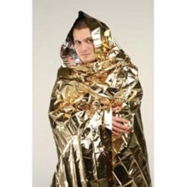 Fixfirst Reddingsdeken - Isolatiedeken - 160x210cm - Zilver/goud thumbnail